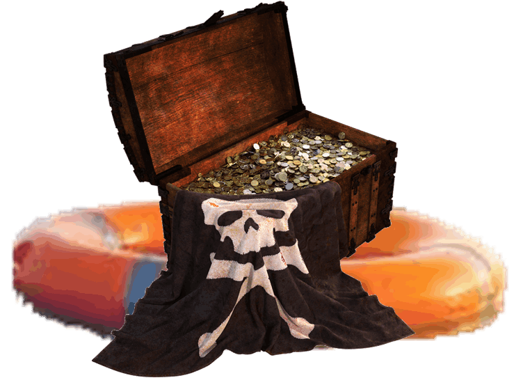 pic  Privatized Water Pirate Treasure Chest